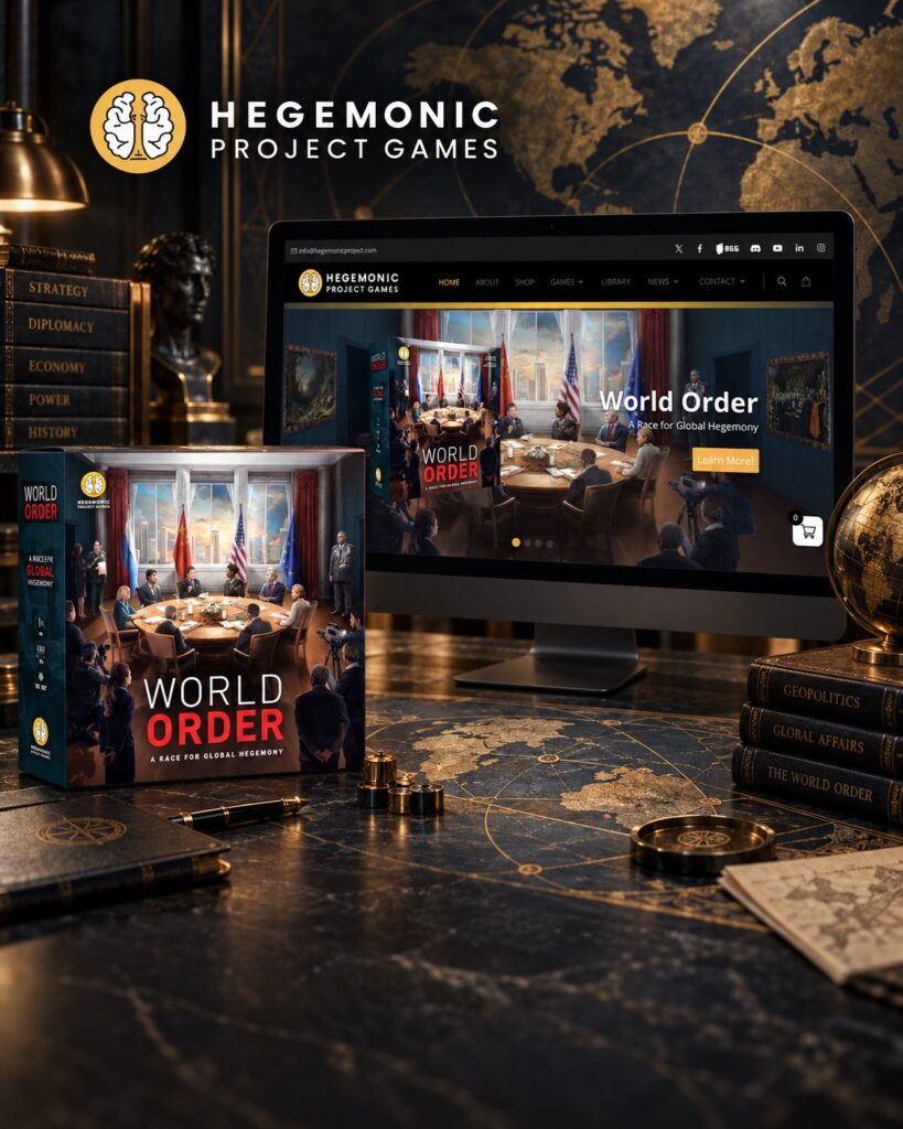 Hegemonic Project website presented in a bespoke project cover